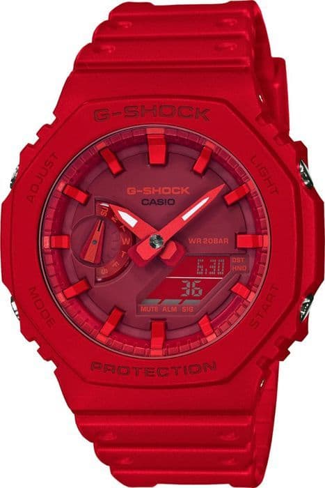 CASIO - G -SHOCK - Klocka - Chockbeständig - Multifunktionell - Röd