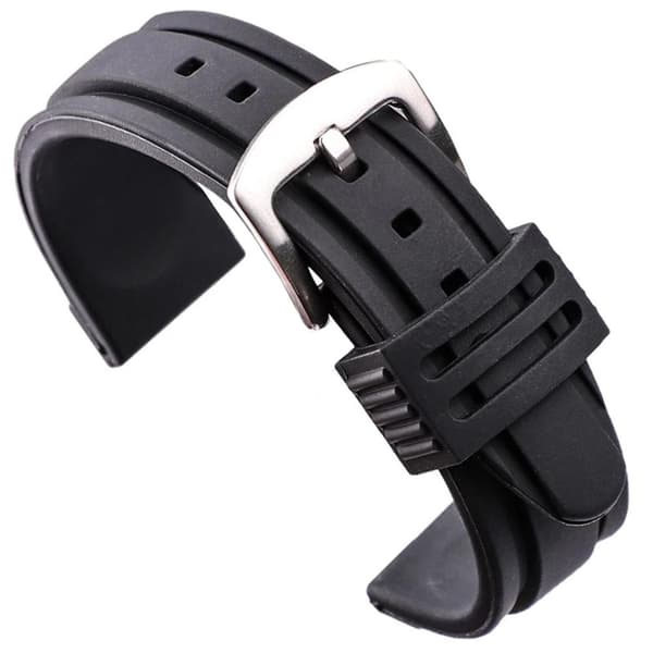 Stilrent Slittåligt Silikon Gummi Klockarmband 20MM