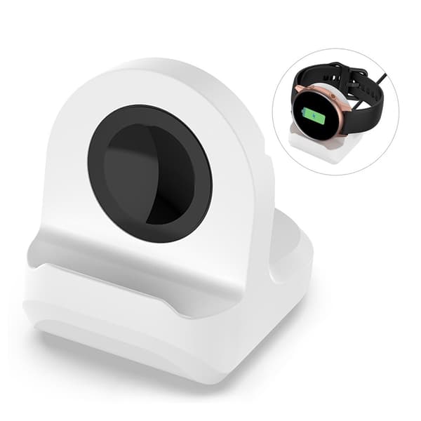 Smart Watch Laddningsstativ för Galaxy Watch4 40mm/44mm m.fl. - Vit