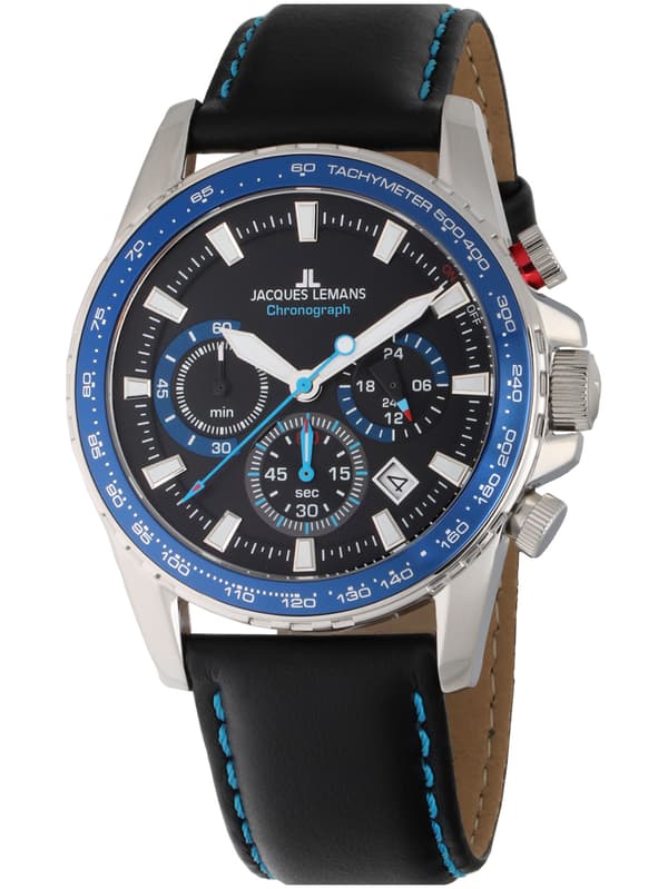 Mens Watch Jacques Lemans 1-2099B, Quartz, 42mm, 10ATM