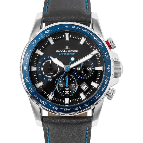Mens Watch Jacques Lemans 1-2099B, Quartz, 42mm, 10ATM