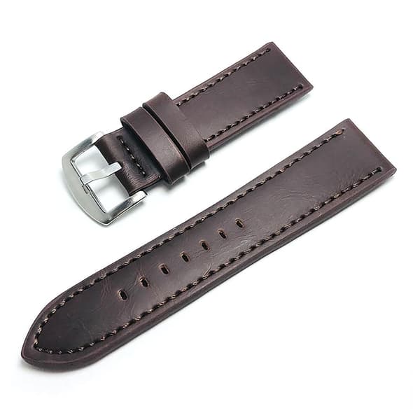 Klockarmband Läder Rejält 20 mm - Flera färger