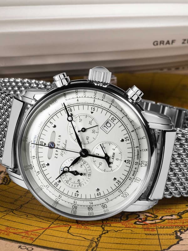 Mens Watch Zeppelin 7680M-1, Quartz, 43mm, 5ATM
