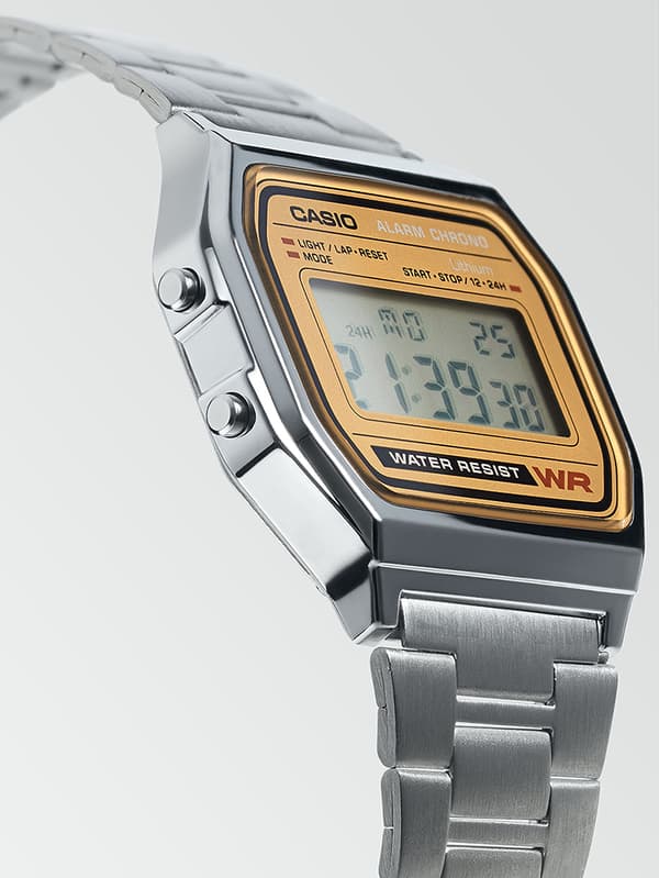 Ladies Watch Casio A158WEA-9EF, Quartz, 33mm, 3ATM