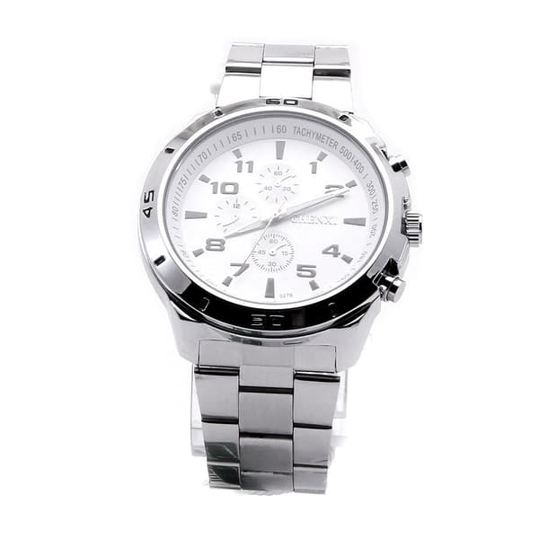Herrklocka Target Business Metallarmband - Silver / Vit