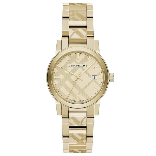 Burberry BU9145 The City Gold-Tone Damklocka