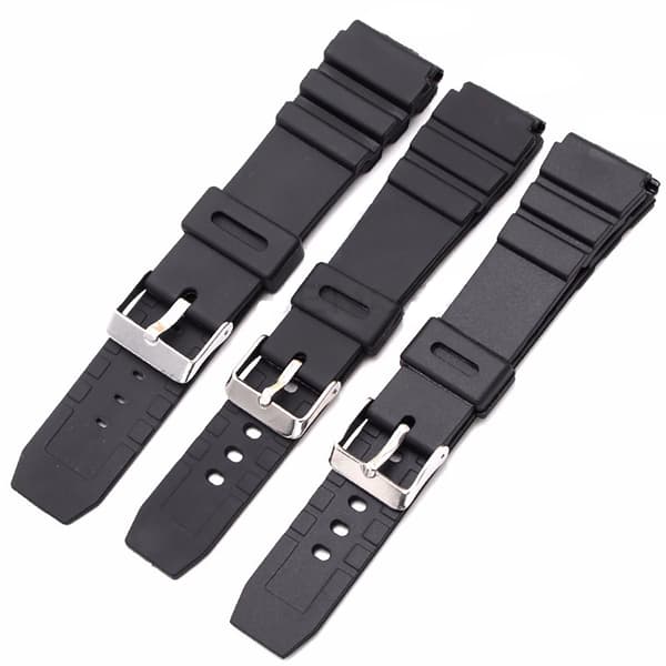 Stilrent Slittåligt Gummi Klockarmband
