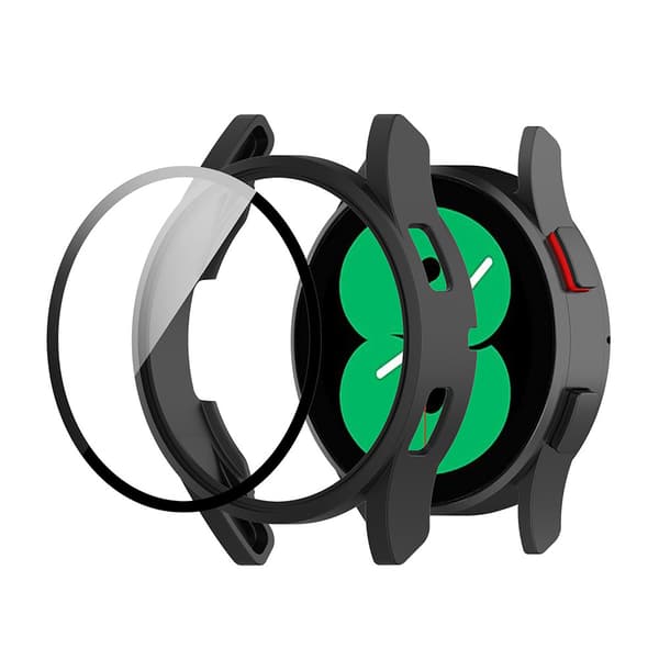 Beskyttelsescover og skærmskåner til Samsung Galaxy Watch 4 40mm Sort
