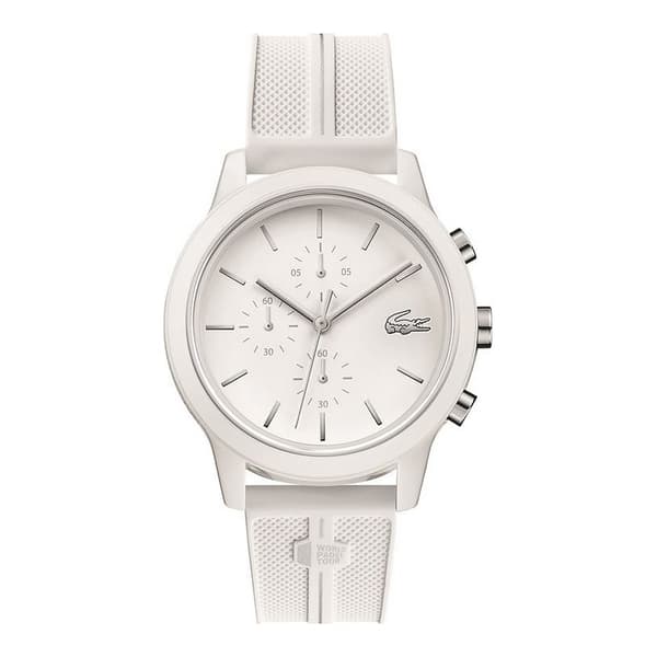 Miesten rannekellot Lacoste WPT 2020 ø 44 mm Valkoinen