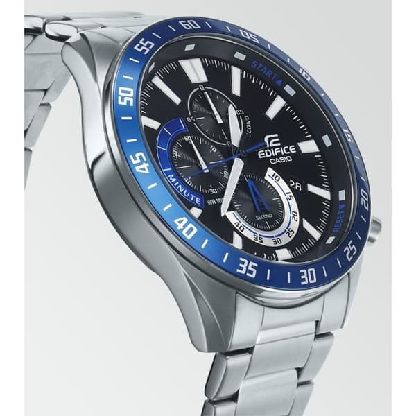 CASIO - Klocka i rostfritt stål - EDIFICE - Grå