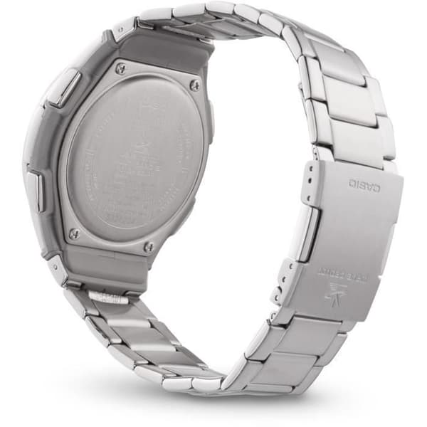 CASIO - Klocka i rostfritt stål - WAVECEPTOR - Grå