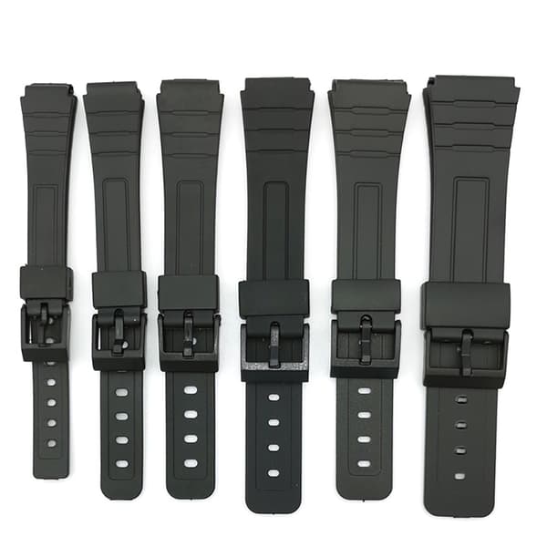 Slittåligt Silikongummi Klockarmband 12-22mm
