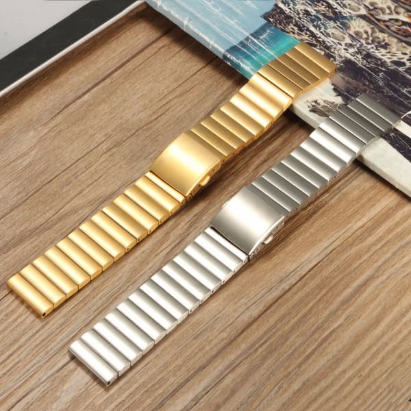 Klockarmband i rostfritt stål Armbandsband Länkrem för Fitbit Blaze Smart Watch