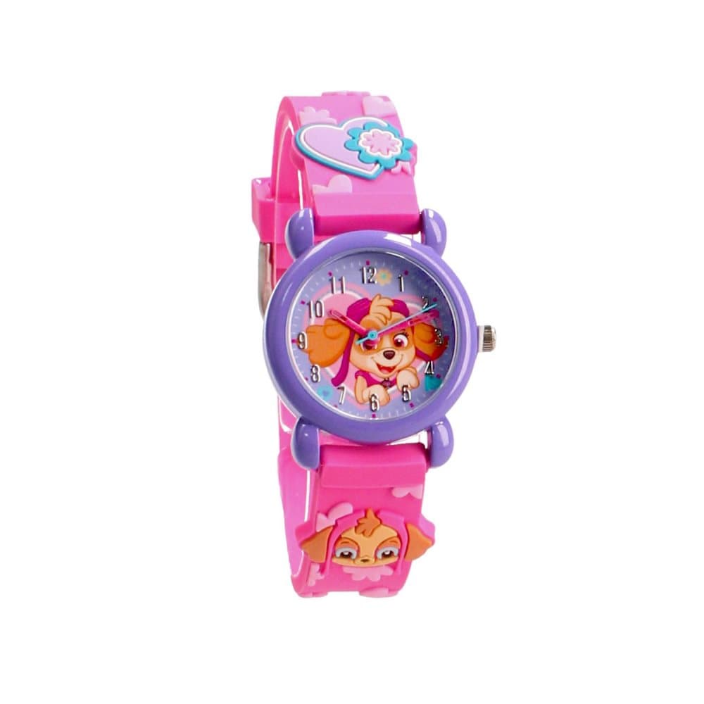 Barnklocka paw patrol analog armbandsklocka klocka rosa