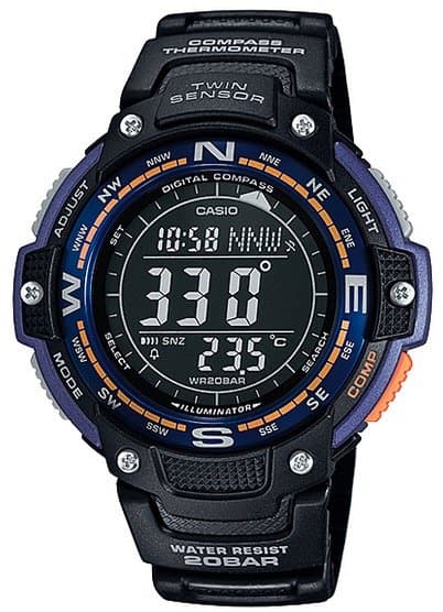 Casio Herrklocka Sport Collection - Twin Sensor, Compass SGW-100-2BER