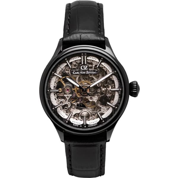Ladies Watch Carl Von Zeyten CVZ0072BBK, Automatic, 38mm, 3ATM