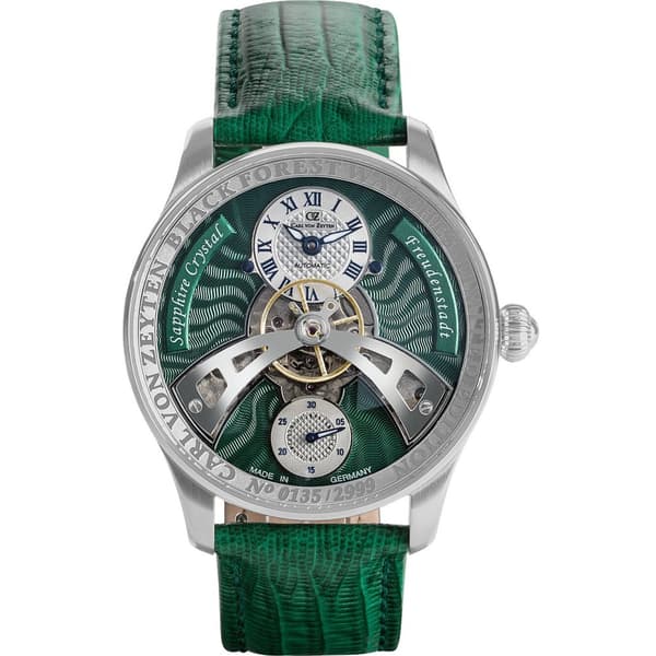 Mens Watch Carl Von Zeyten CVZ0043GR, Automatic, 42mm, 5ATM