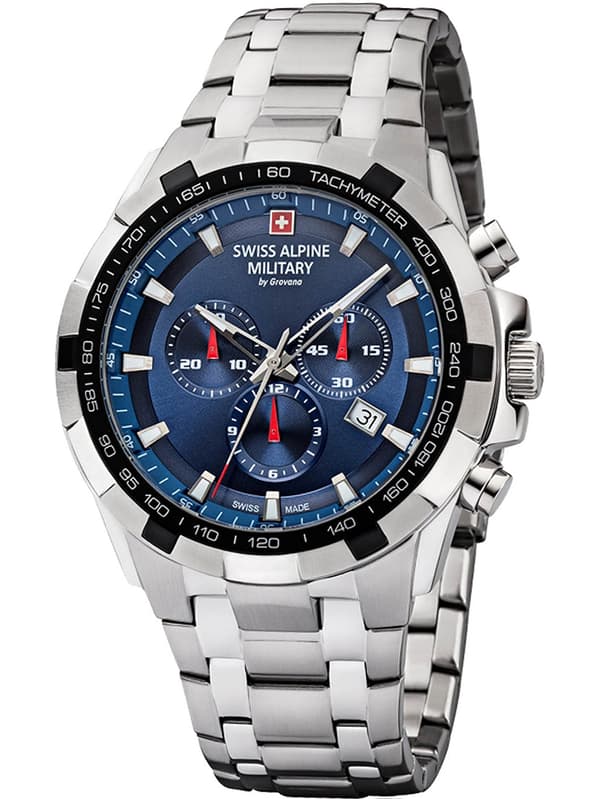 Mens Watch Swiss Military 7043.9235, Quartz, 47mm, 10ATM