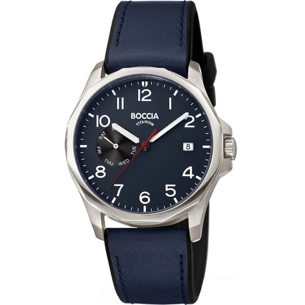 Mens Watch Boccia 3644-02, Quartz, 40mm, 5ATM