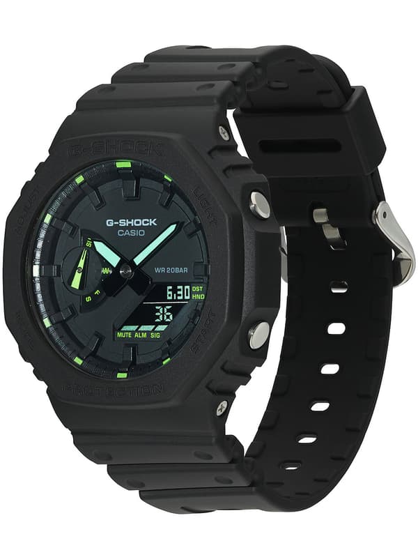Mens Watch Casio GA-2100-1A3ER, Quartz, 45mm, 20ATM