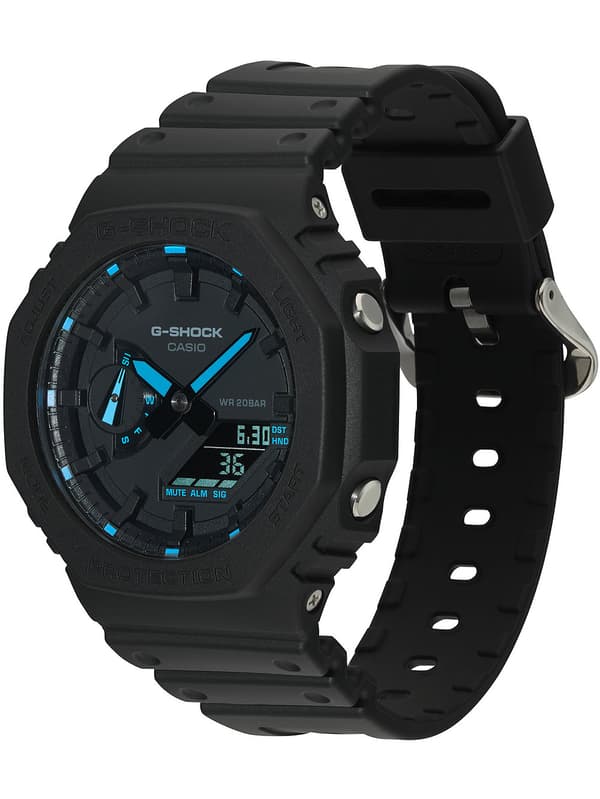 Mens Watch Casio GA-2100-1A2ER, Quartz, 45mm, 20ATM