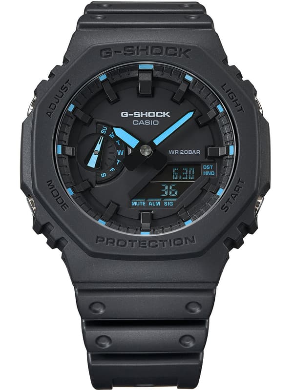 Mens Watch Casio GA-2100-1A2ER, Quartz, 45mm, 20ATM