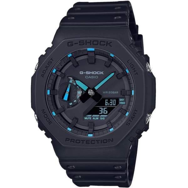 Mens Watch Casio GA-2100-1A2ER, Quartz, 45mm, 20ATM