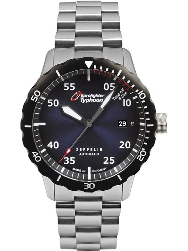 Mens Watch Zeppelin 7268M-3-Set, Automatic, 43mm, 20ATM