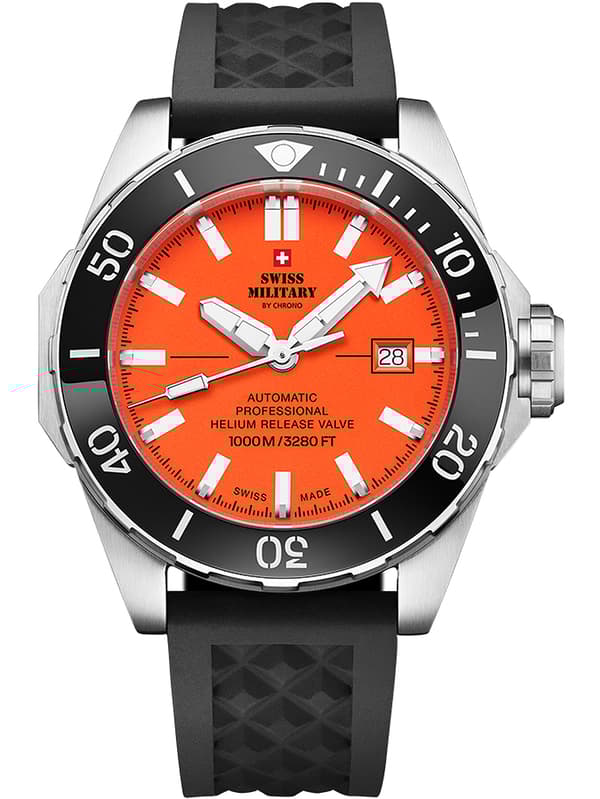 Mens Watch Swiss Military SMA34092.06, Automatic, 45mm, 100ATM