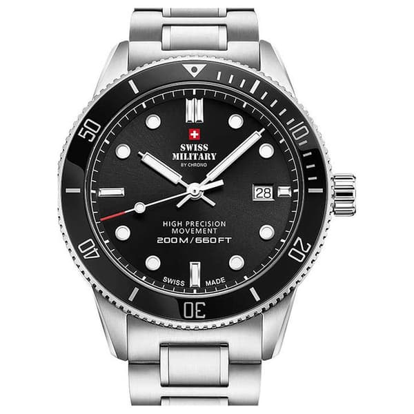 Mens Watch Swiss Military SM34088.01, Quartz, 42mm, 20ATM