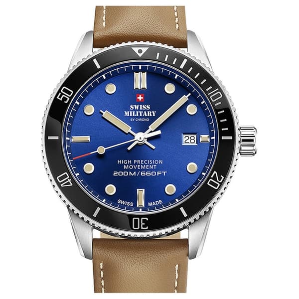 Mens Watch Swiss Military SM34088.05, Quartz, 42mm, 20ATM