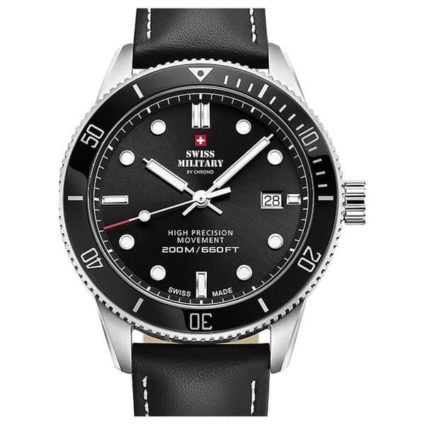 Mens Watch Swiss Military SM34088.04, Quartz, 42mm, 20ATM