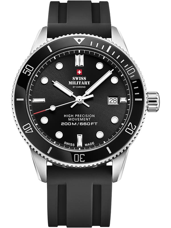 Mens Watch Swiss Military SM34088.07, Quartz, 42mm, 20ATM
