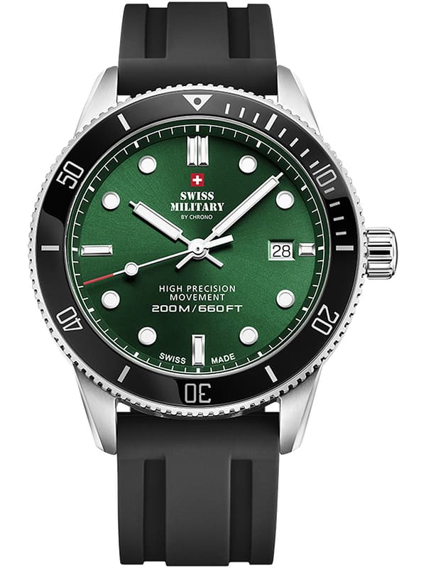 Mens Watch Swiss Military SM34088.09, Quartz, 42mm, 20ATM
