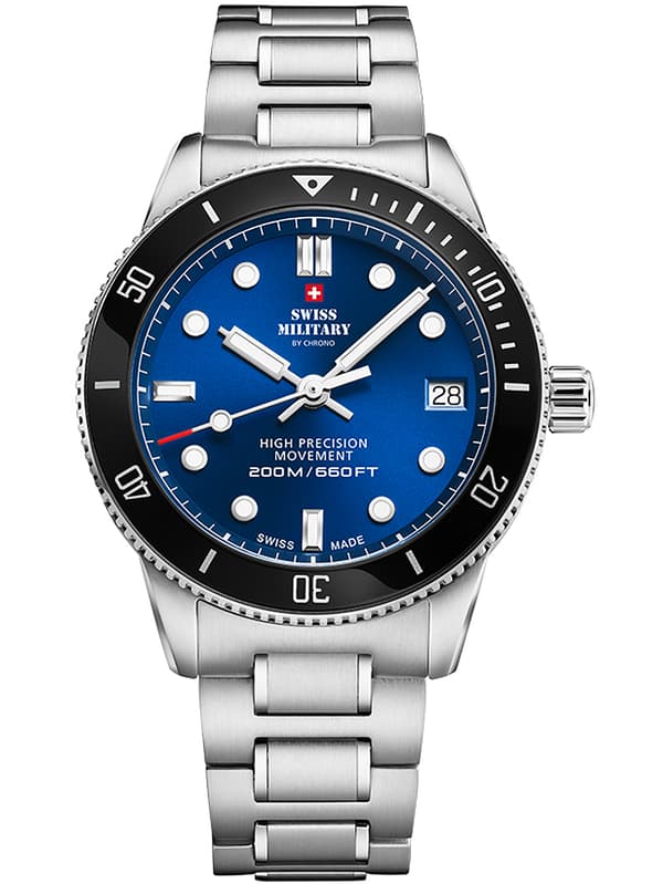 Ladies Watch Swiss Military SM34089.02, Quartz, 37mm, 20ATM