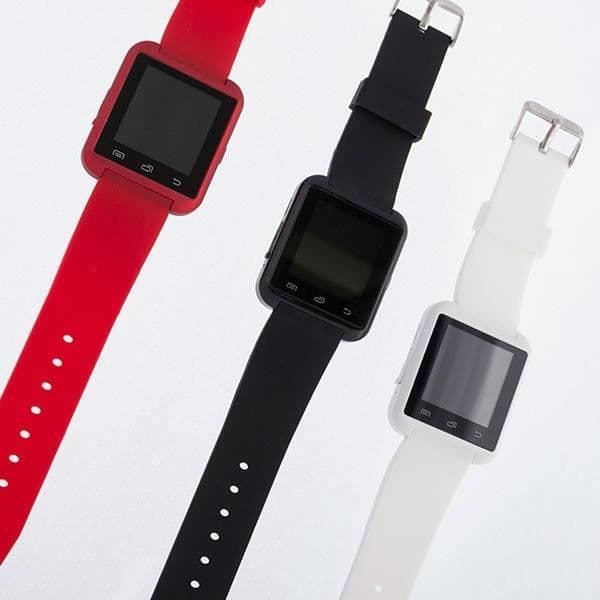 Svart Multifunktion Intelligent Bluetooth Smartwatch Watch * Kapacitiv skärm * Upplösning: 128 x 128 pixlar * Litiumbatteri