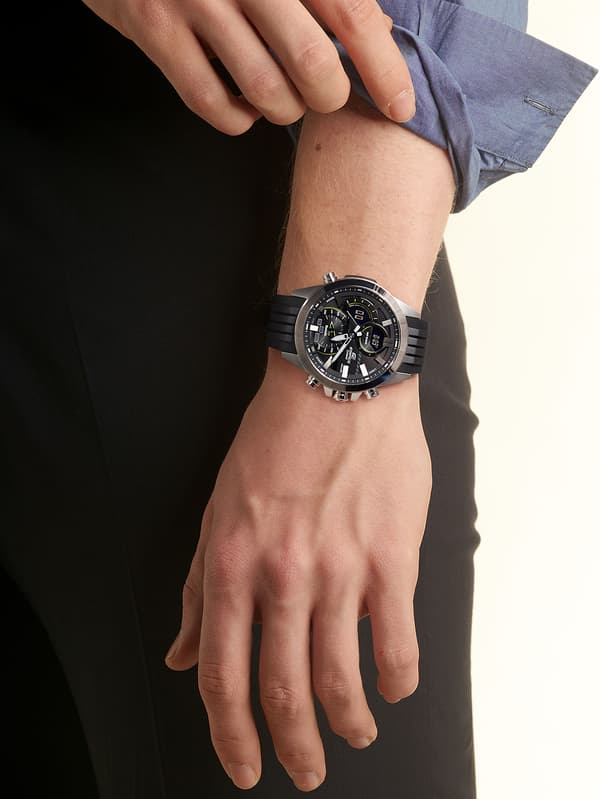 Mens Watch Casio ECB-30P-1AEF, Quartz, 49mm, 10ATM