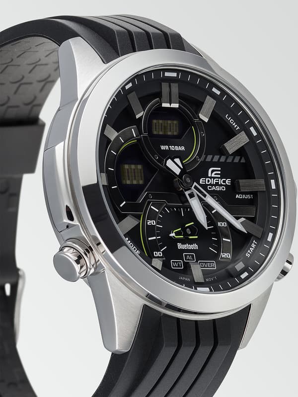 Mens Watch Casio ECB-30P-1AEF, Quartz, 49mm, 10ATM