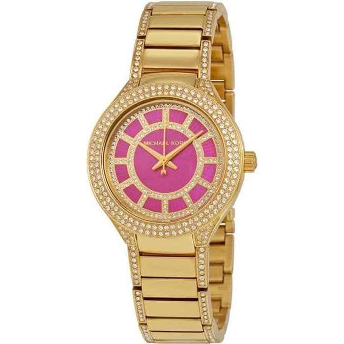 MICHAEL KORS DAMARMBAND GULD-TONE - KVARTSKLOCKA i rostfritt stål MK3442
