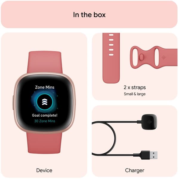 Versa 4, Pink Sand/Kobber Rose