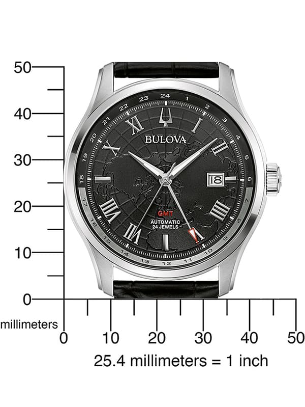 Mens Watch Bulova 96B387, Automatic, 43mm, 3ATM