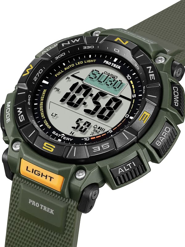 Mens Watch Casio PRG-340-3ER, Quartz, 53mm, 10ATM