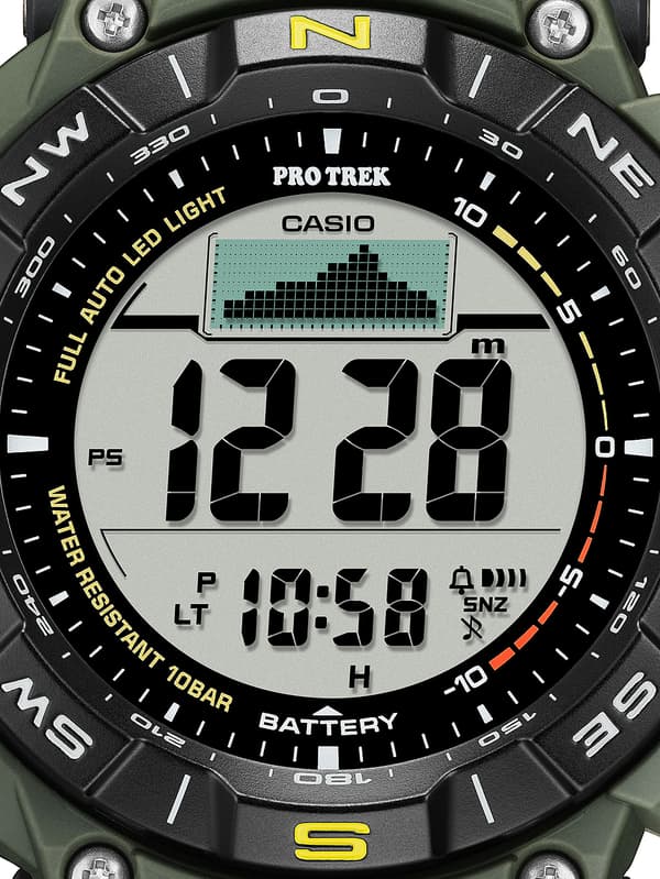 Mens Watch Casio PRG-340-3ER, Quartz, 53mm, 10ATM