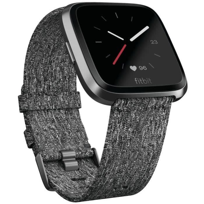 FITBIT - VERSA Mixed ansluten klocka - vattentät, musik, 4 dagars autonomi, aviseringar, hälsa - Graphite Special Series