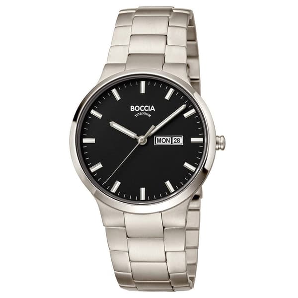 Mens Watch Boccia 3649-03, Quartz, 39mm, 5ATM