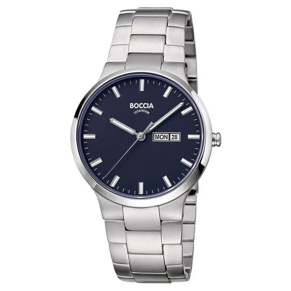 Mens Watch Boccia 3649-02, Quartz, 39mm, 5ATM