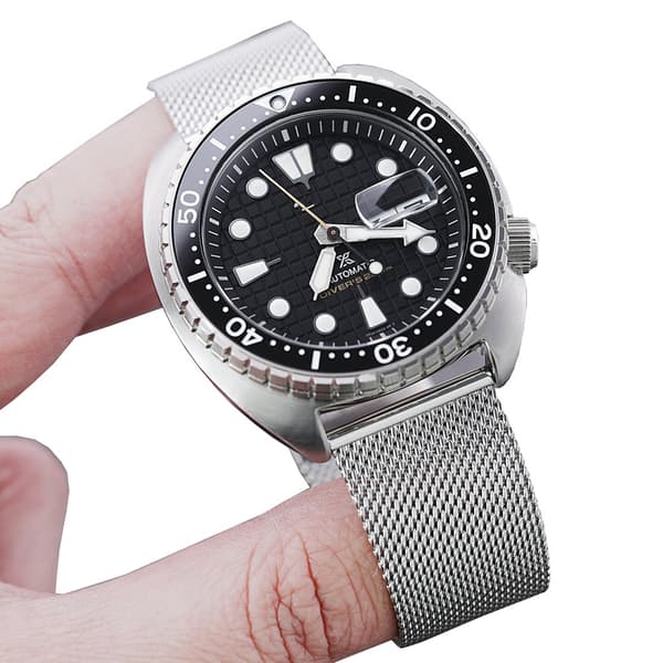 Professionellt Slittåligt Rostfritt Stål Klockarmband