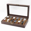 Miniatyrbild 1 av 3: Klockbox 12 klockor Valnöt - Brun