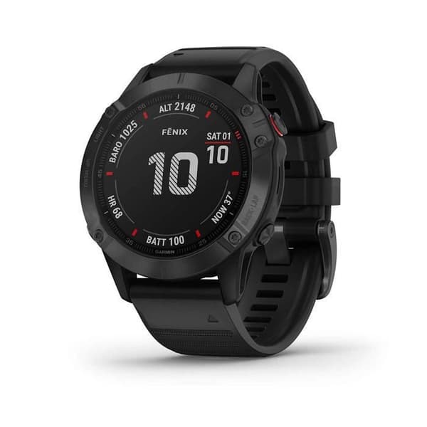 GPS-klocka - Fenix - 6S - 1,3" skärm - Rostfritt stål - Vattentät 10 Atm