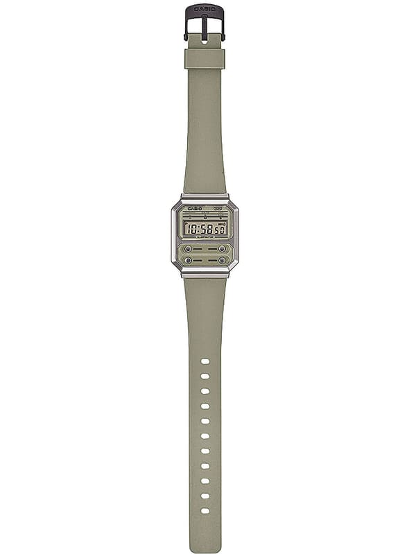 Mens Watch Casio A100WEF-3AEF, Quartz, 33mm, 3ATM
